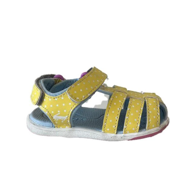 See Kai Run Girls Yellow Sandals 1