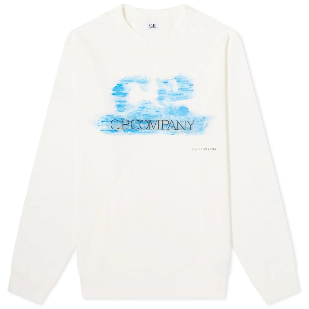 C.P. Company C.P. Company Artisinal Logo Sweat 1