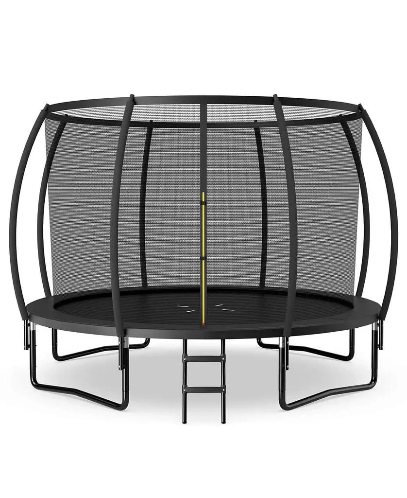SUGIFT 12FT ASTM Approved Recreational Trampoline with Ladder
