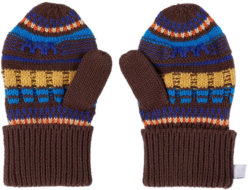 Repose AMS Kids Brown Graphic Gloves 2