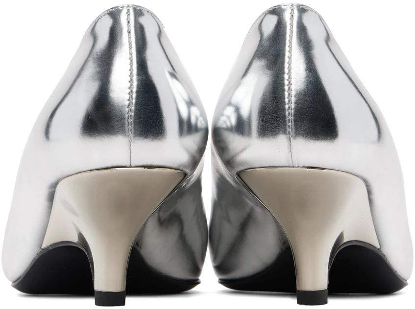 Totême Silver 'The Wedge' Heels 2
