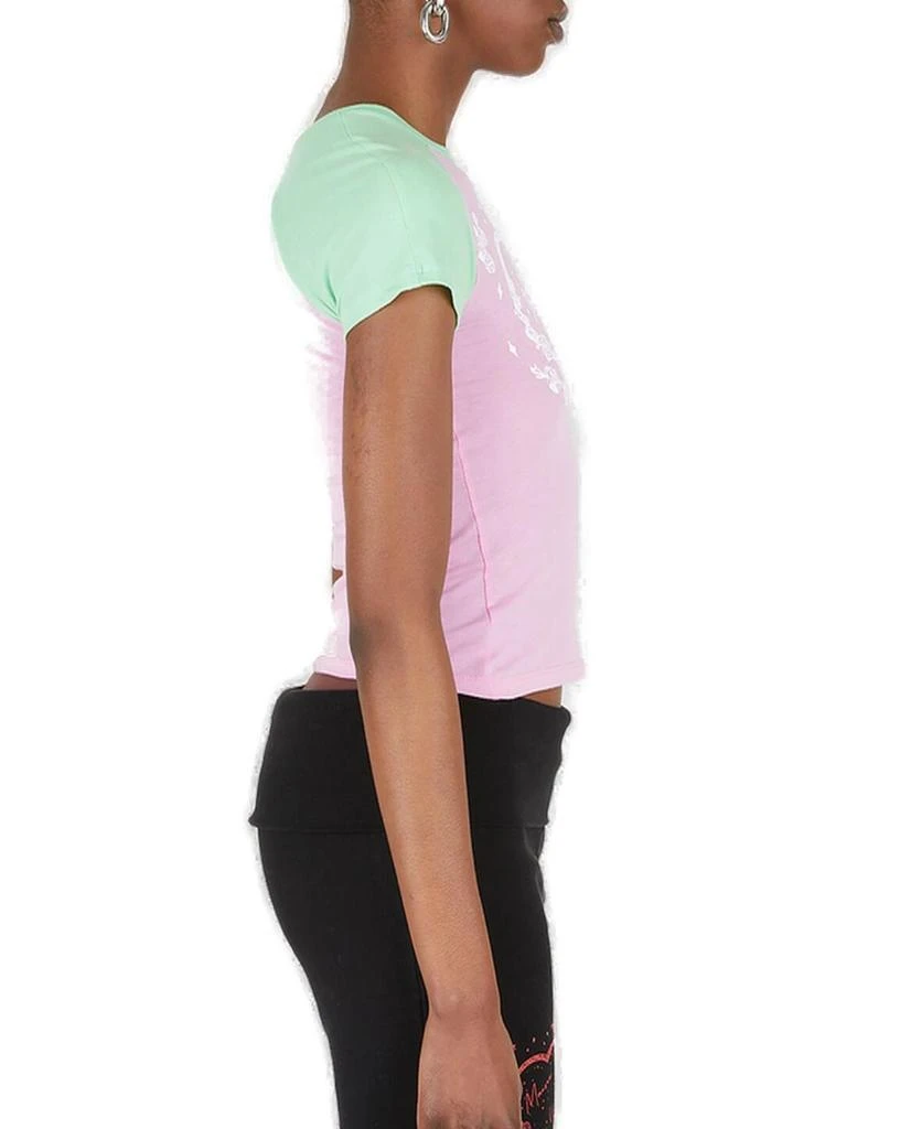 Maisie Wilen Maisie Wilen Slinky Two-Toned Heart-Printed T-Shirt 3