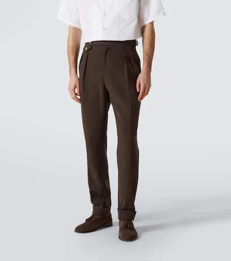 Brunello Cucinelli Double-breasted linen suit 5