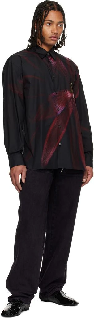 Dries Van Noten Black Loose Cotton Shirt 4