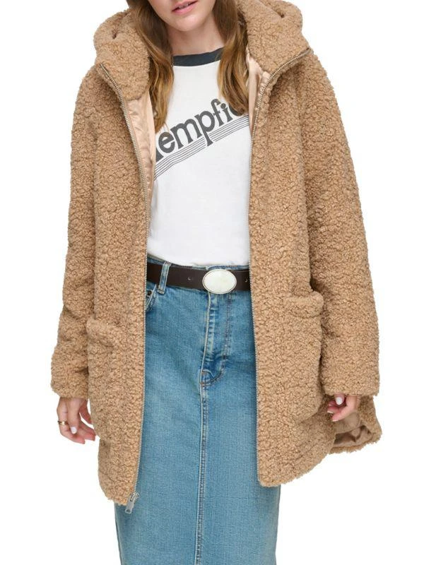 Andrew Marc Seneca Faux Fur Teddy Coat 4