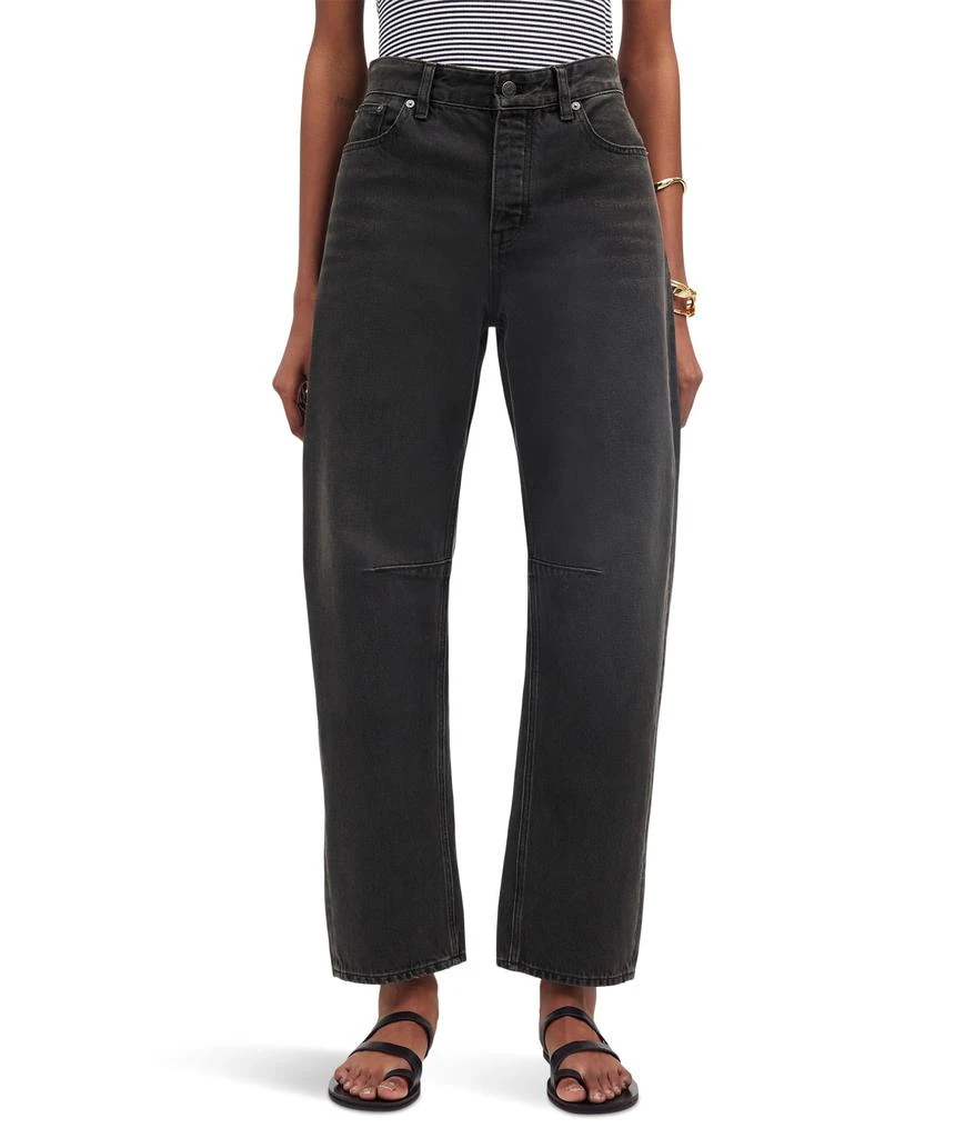 Madewell The Darted Barrel-Leg Jean in Olenda Wash 1
