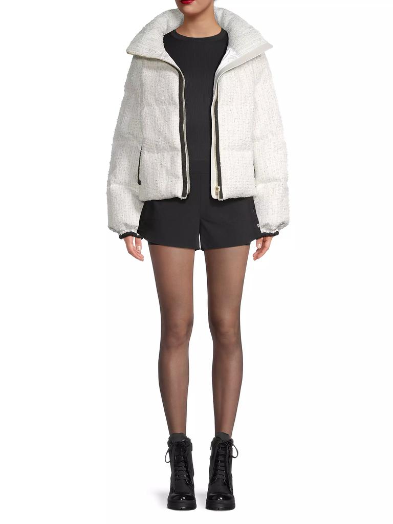 Nicole Benisti Kensington Tweed Puffer Jacket