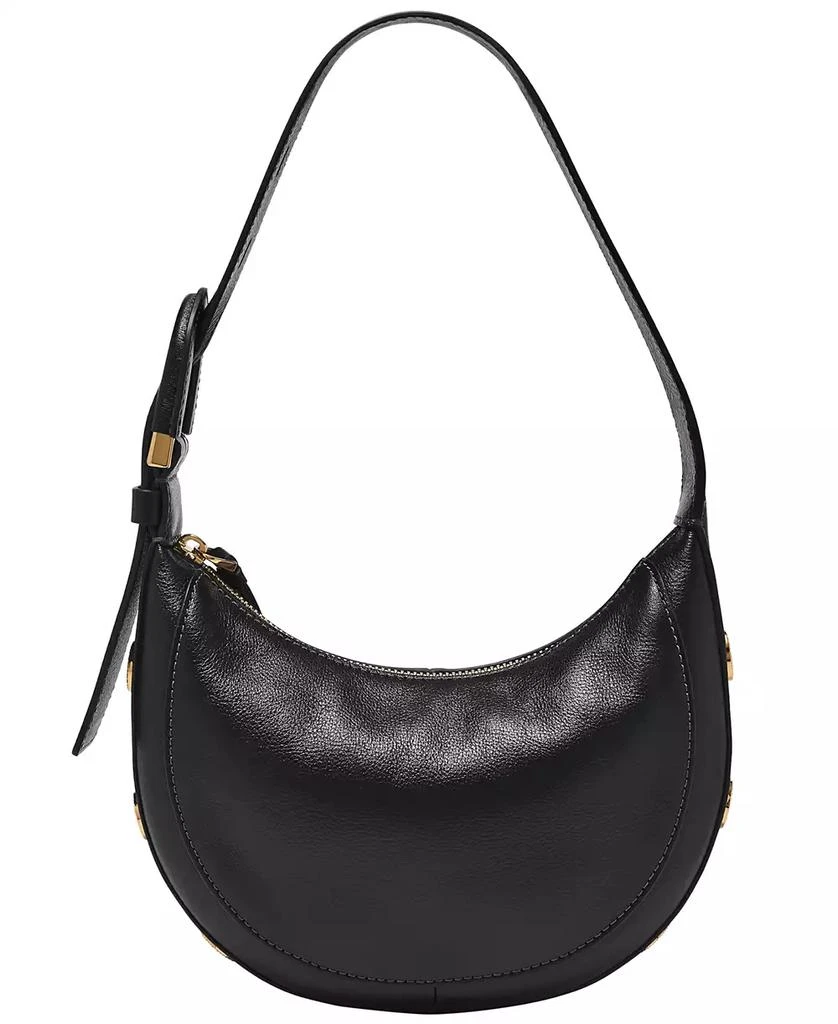Fossil Harwell Leather Crescent Bag 1