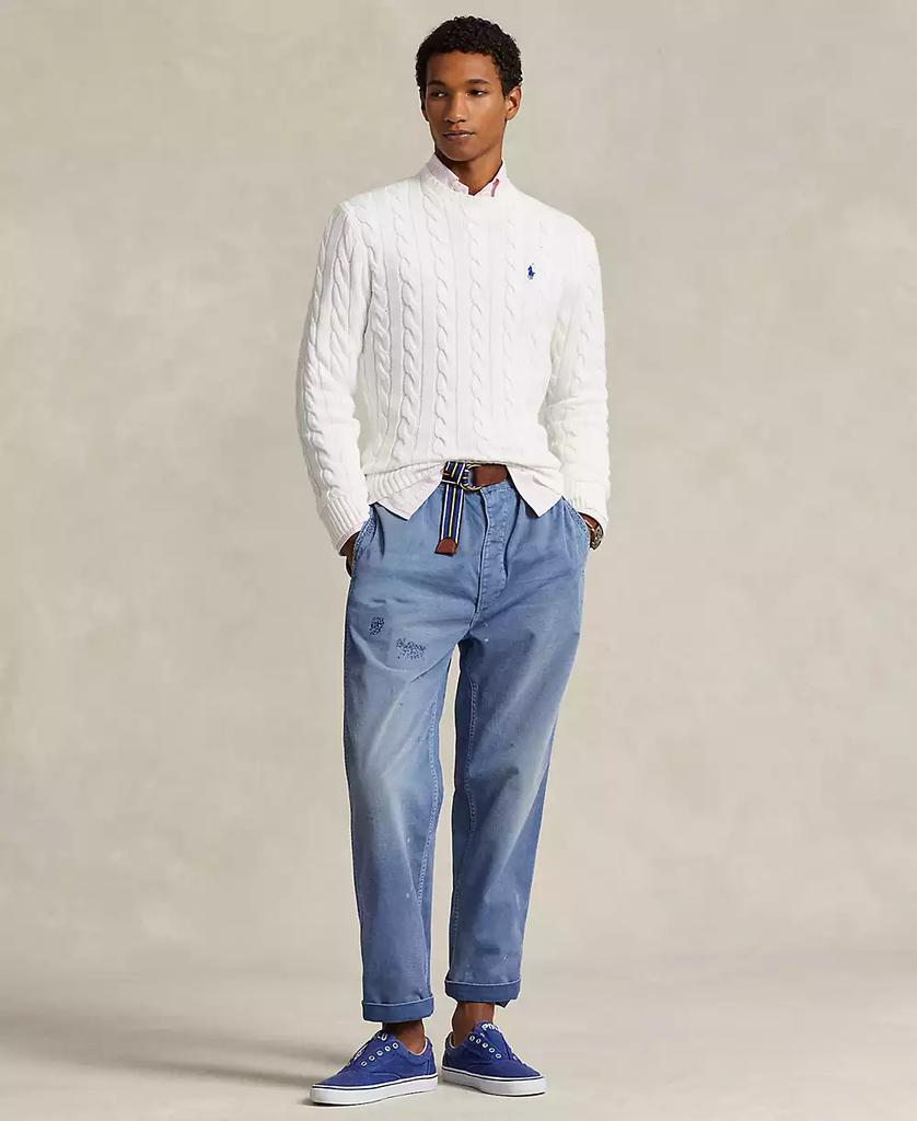 Ralph Lauren Men's Cable-Knit Cotton Sweater