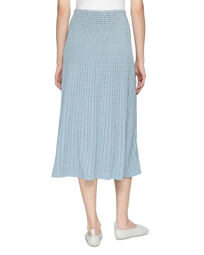 Lafayette 148 New York Pointelle Stitch Skirt 2