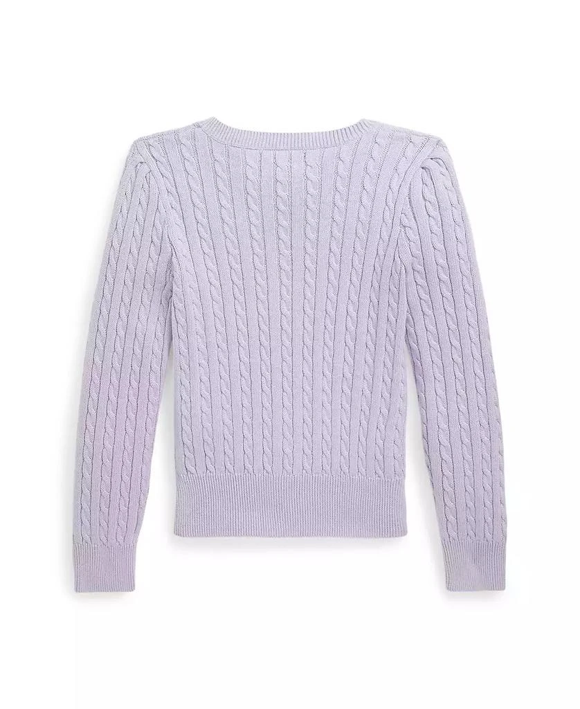 Ralph Lauren Toddler and Little Girls Mini-Cable Cotton Cardigan Sweater 2