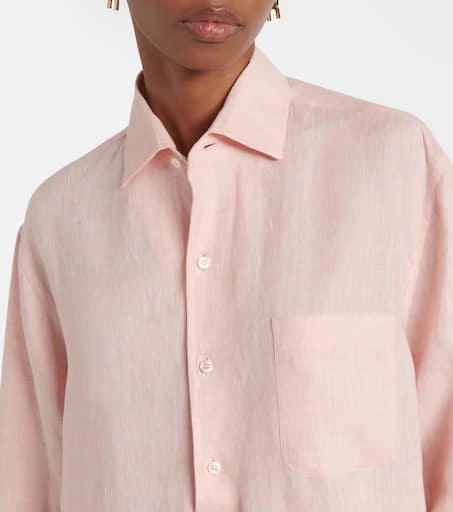 Loro Piana Lora linen shirt dress 4