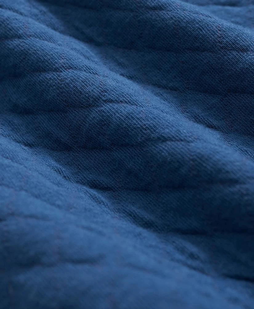 Brooks Brothers Cotton-Blend Diamond-Quilted Full-Zip Vest 3