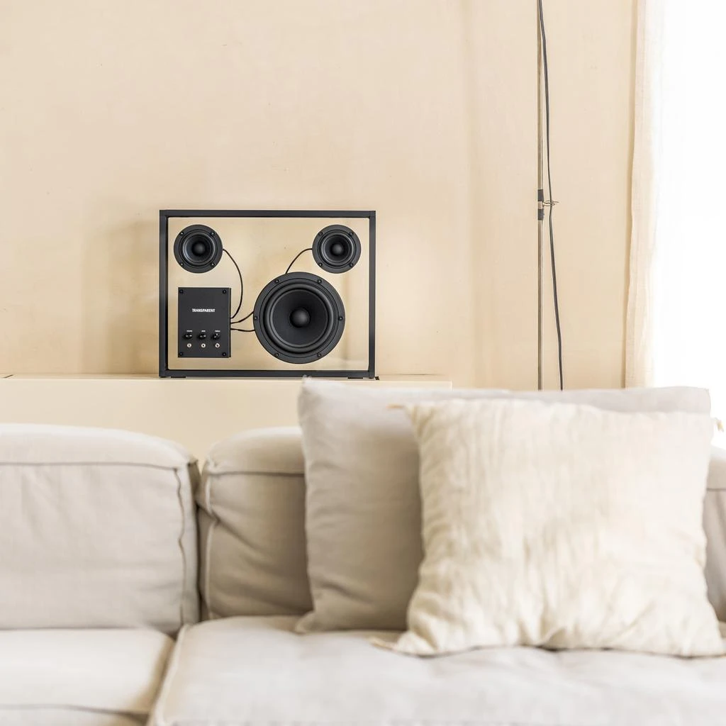 Transparent Large Speaker - Black 9