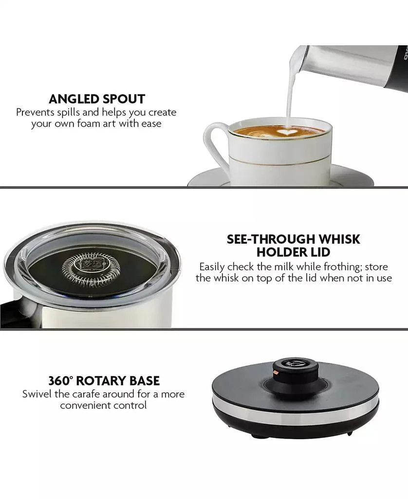 OVENTE 3 In 1 Electric Milk Frother 4