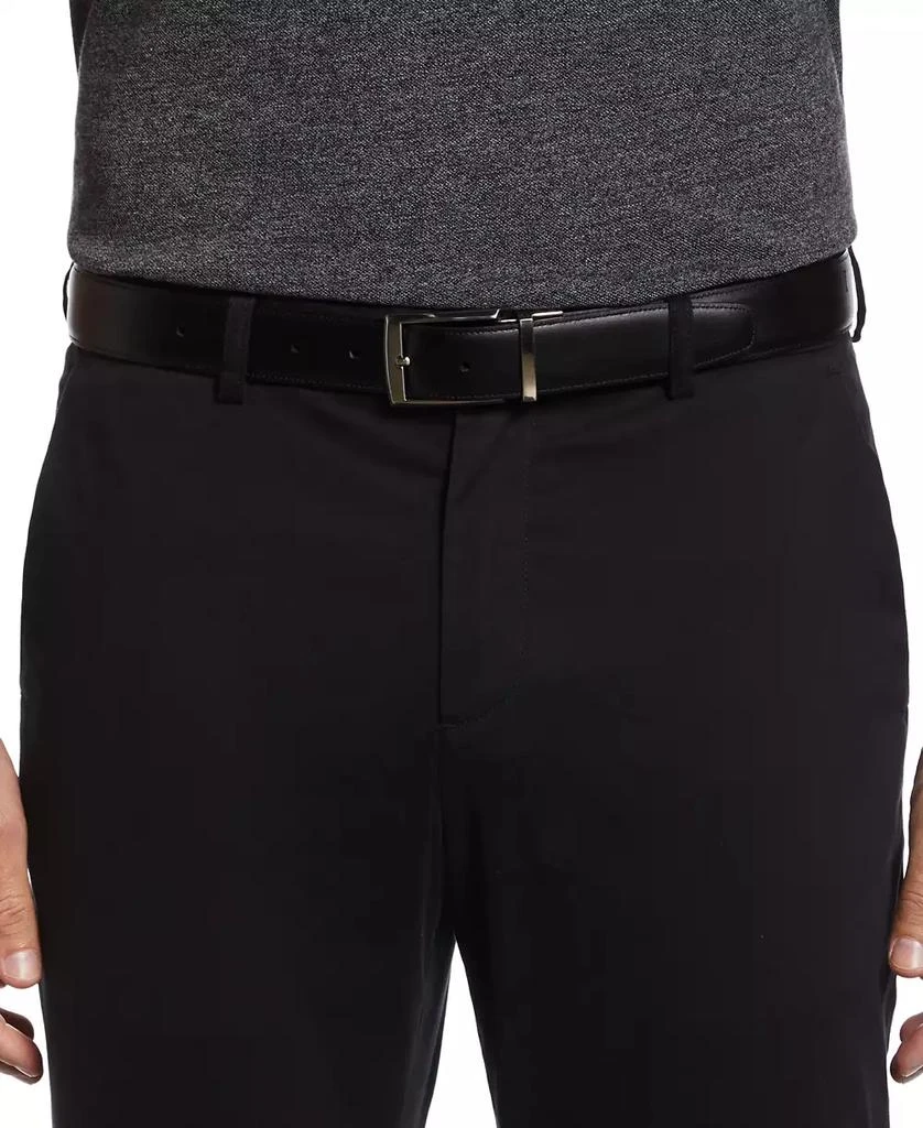 Perry Ellis Perry Ellis Men's Tan Leather Reversible Belt 5