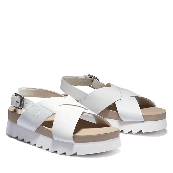 Timberland Santa Monica Sunrise Sandal for Women in White 4
