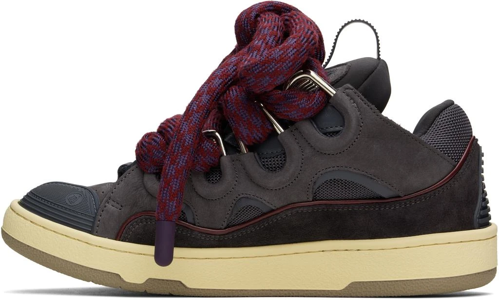 Lanvin Gray Curb Sneakers 3