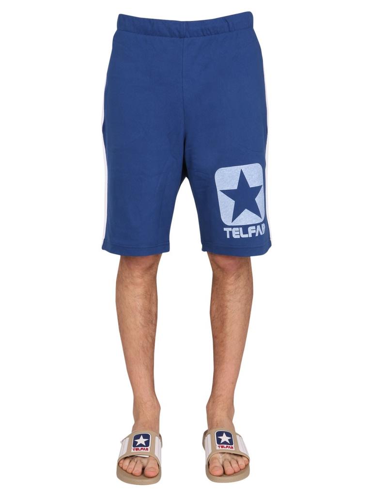 Telfar Cotton Sweat Shorts Bermuda