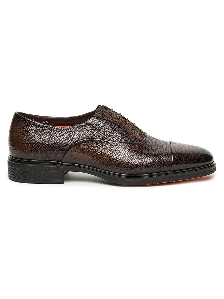 Santoni Easy Cap-Toe Leather Oxfords - Business Casual Shoes  display picture 1
