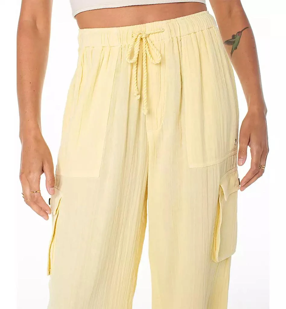 Roxy Juniors' Cotton Precious Cargo Beach Pants 3