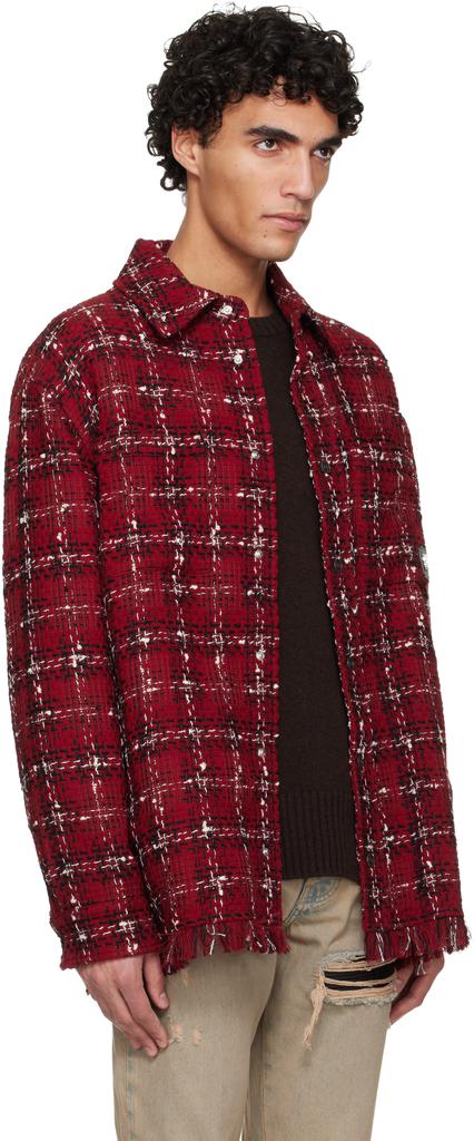 AMIRI チェックシャツ レッド YOOX Online Fashion Design Shopping