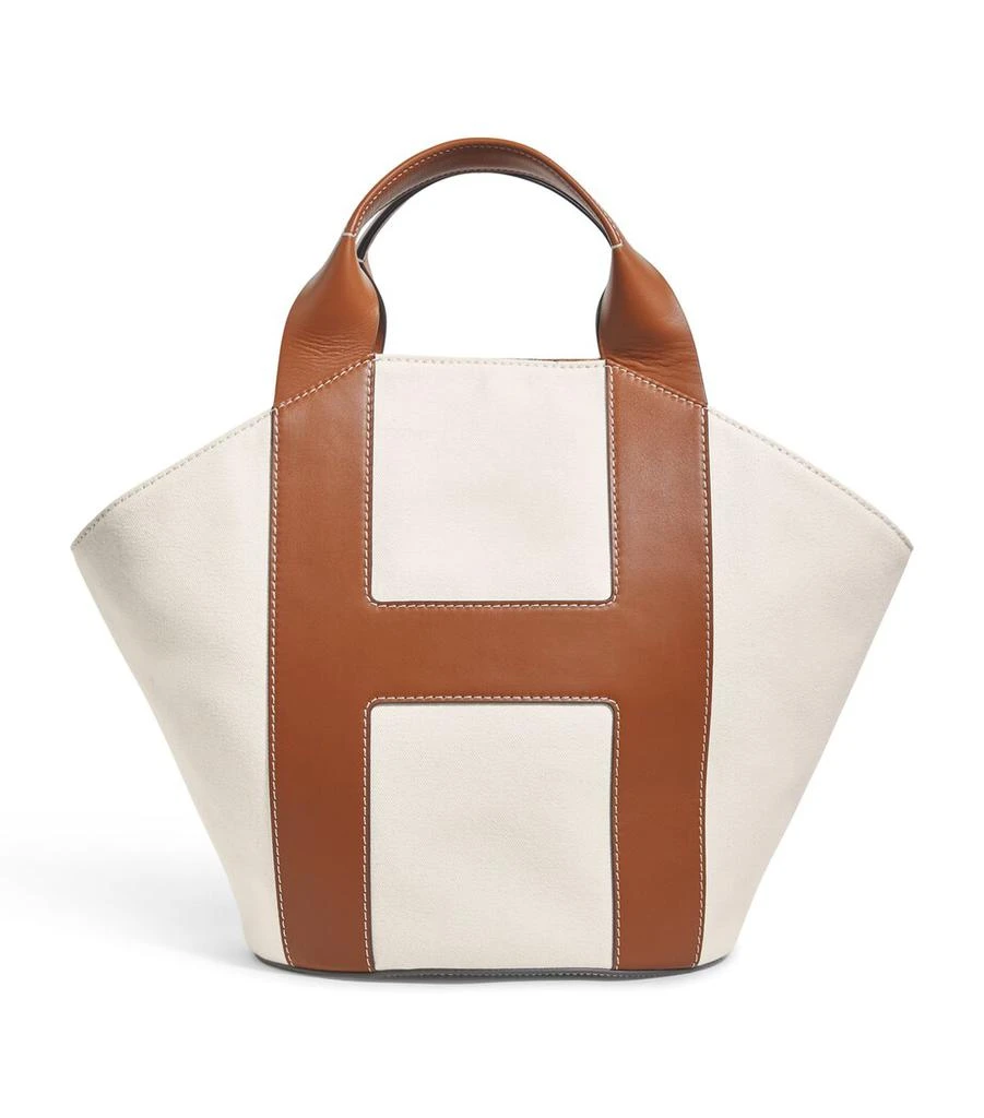 Harrods Medium Canvas Tote Bag 1