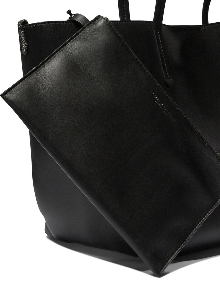 Brunello Cucinelli Brunello Cucinelli BC Duo Embellished Small Tote Bag 4