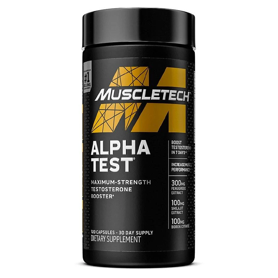 MuscleTech AlphaTest ATP & Testosterone Booster for Men 1