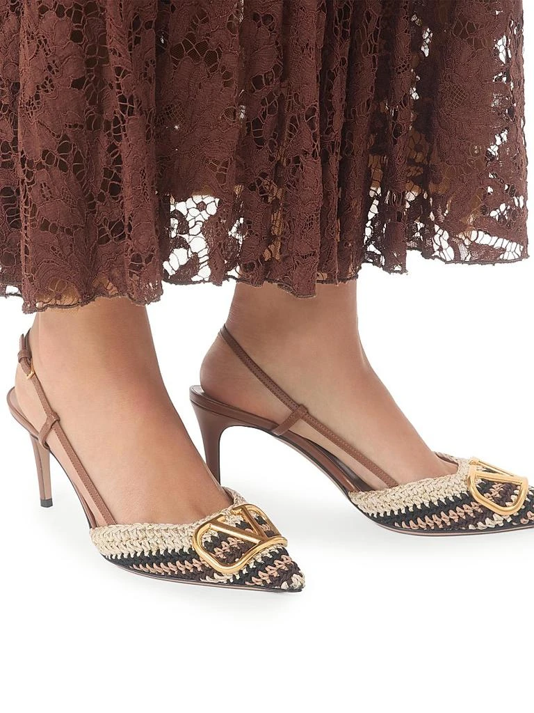Valentino VLogo Signature Slingback Pumps 80MM 7