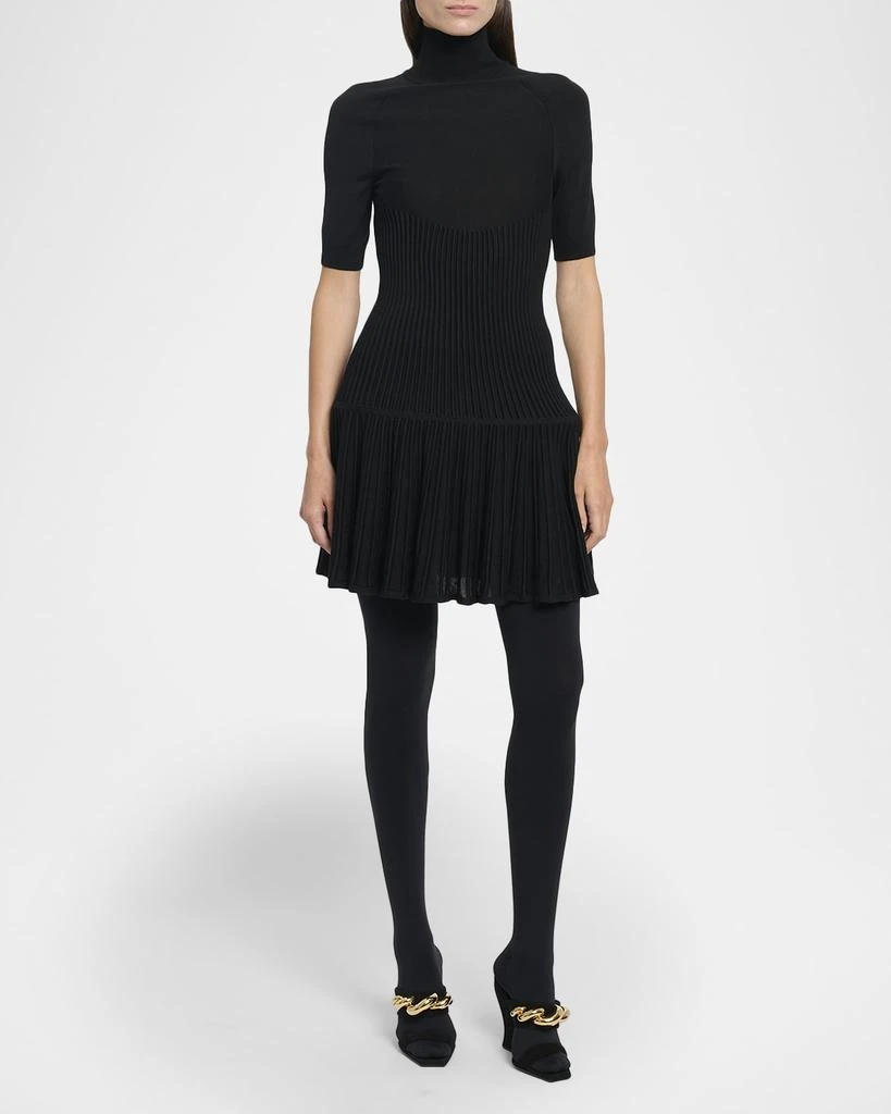 Alaia 110mm Jewel Suede Wedge Mules 3