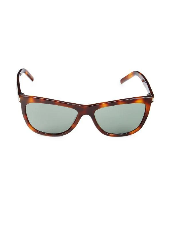 Yves Saint Laurent 58MM Rectangle Sunglasses 1