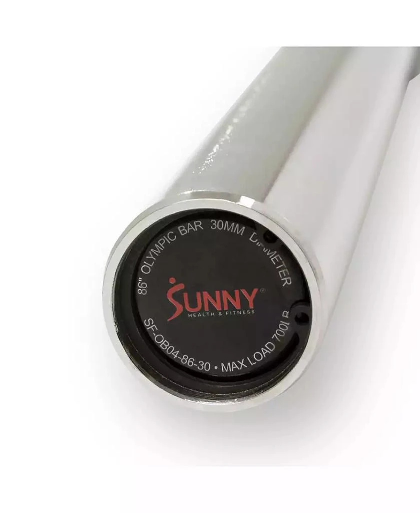Sunny Health & Fitness 86” (7 ft) Olympic Barbell Bar with 30mm shaft diameter 3