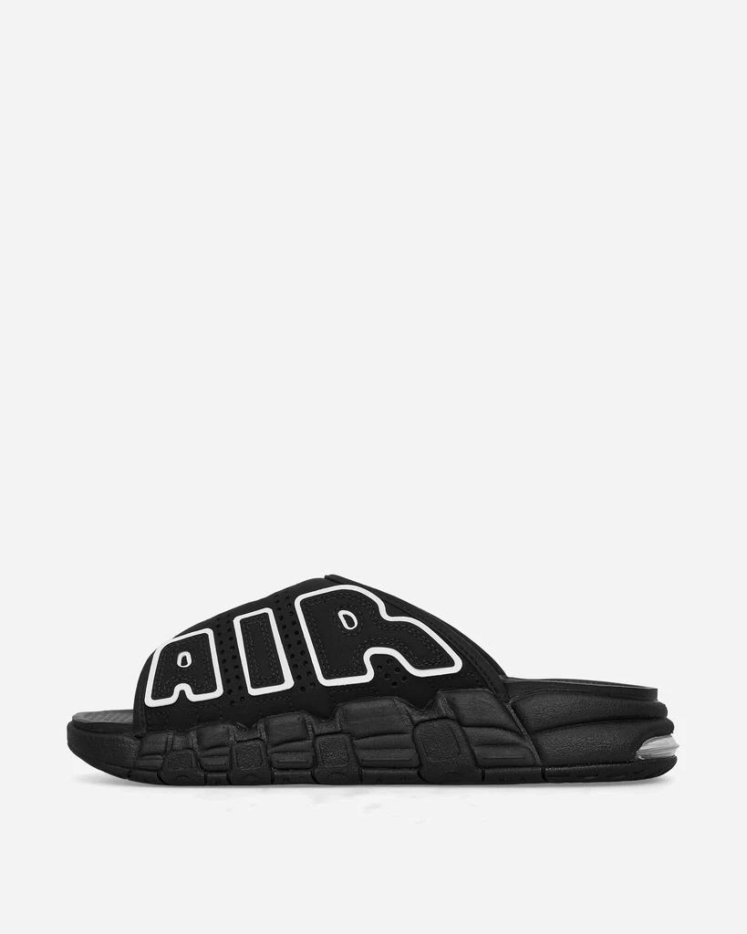 NIKE Air More Uptempo Slides Black 3