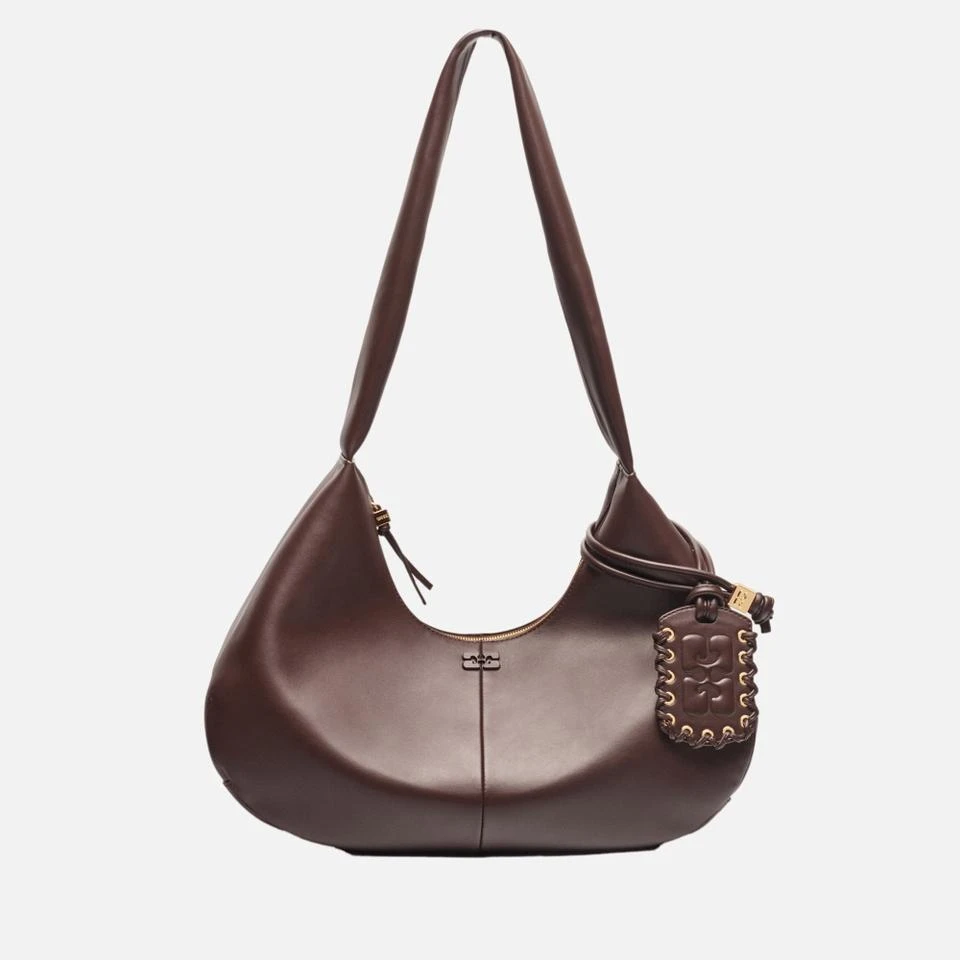 Ganni Ganni Medium Hobo Faux Leather-Blend Bou Bag 1