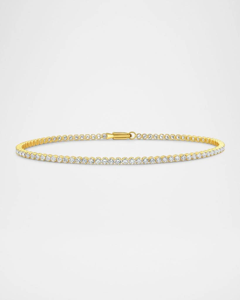 Neiman Marcus Diamonds 18K Yellow Gold Diamond Bracelet, 2.0tcw, 7"L