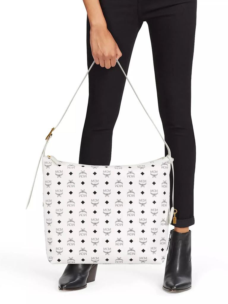 MCM Large Aren Visetos Hobo Bag 2