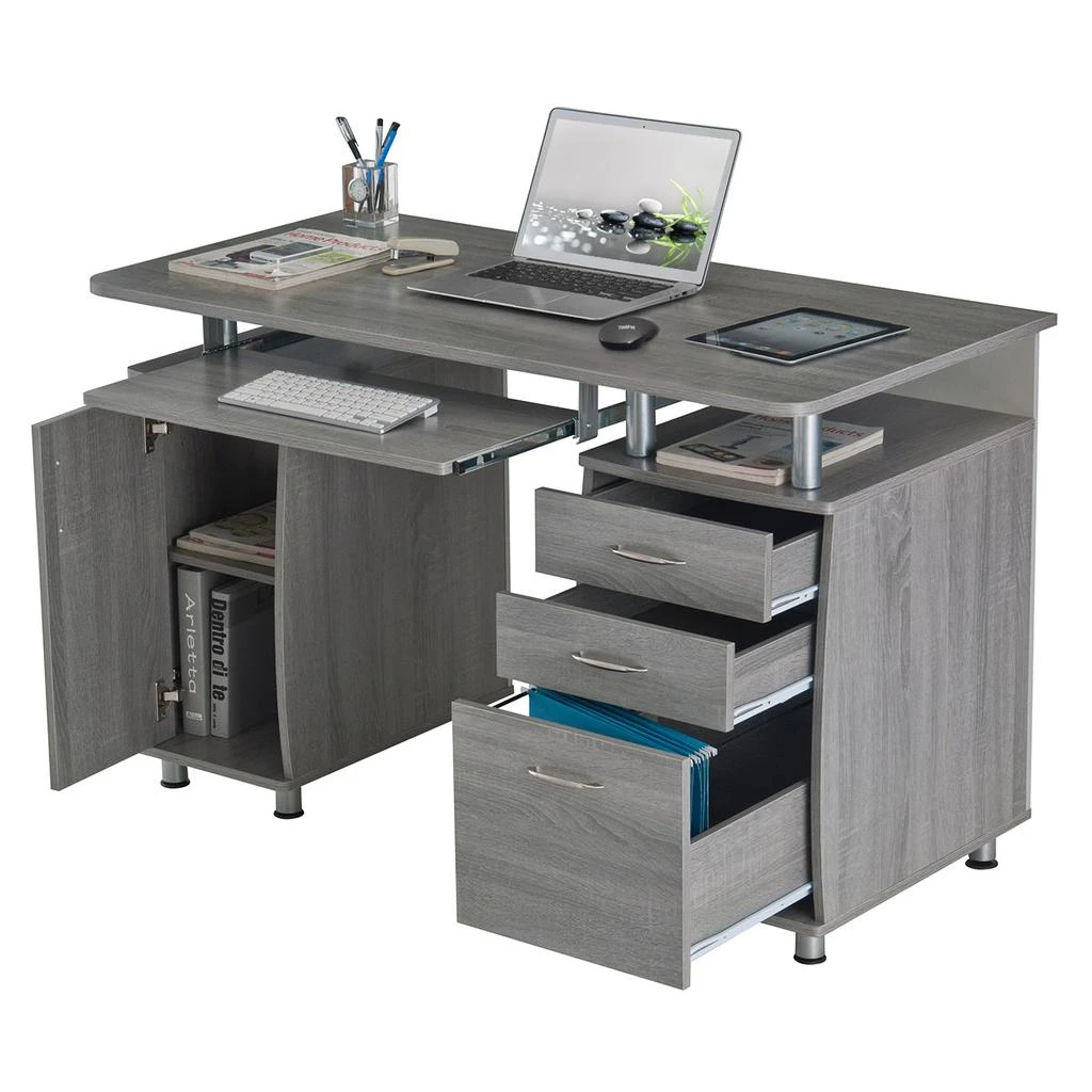 Streamdale Furniture Streamdale Complete Workstation Computer Desk With Storage 2