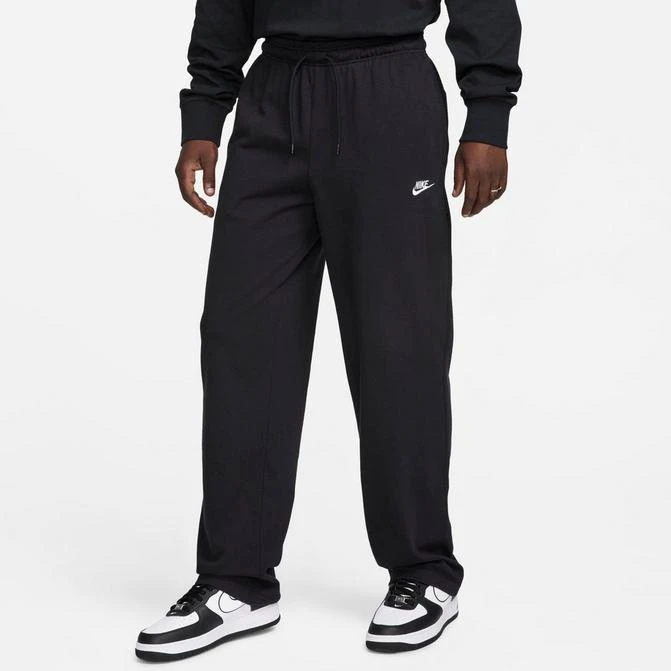 NIKE Men's Nike Sportswear Club Knit Open-Hem Pants 1