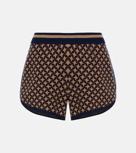 The Upside Interstella Pierre jacquard shorts 1