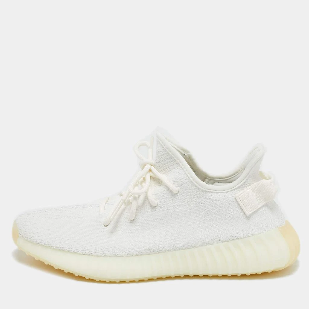 YEEZY Yeezy x Adidas White Knit Fabric Boost 350 V2 Cream Sneakers Size 42 2/3 1