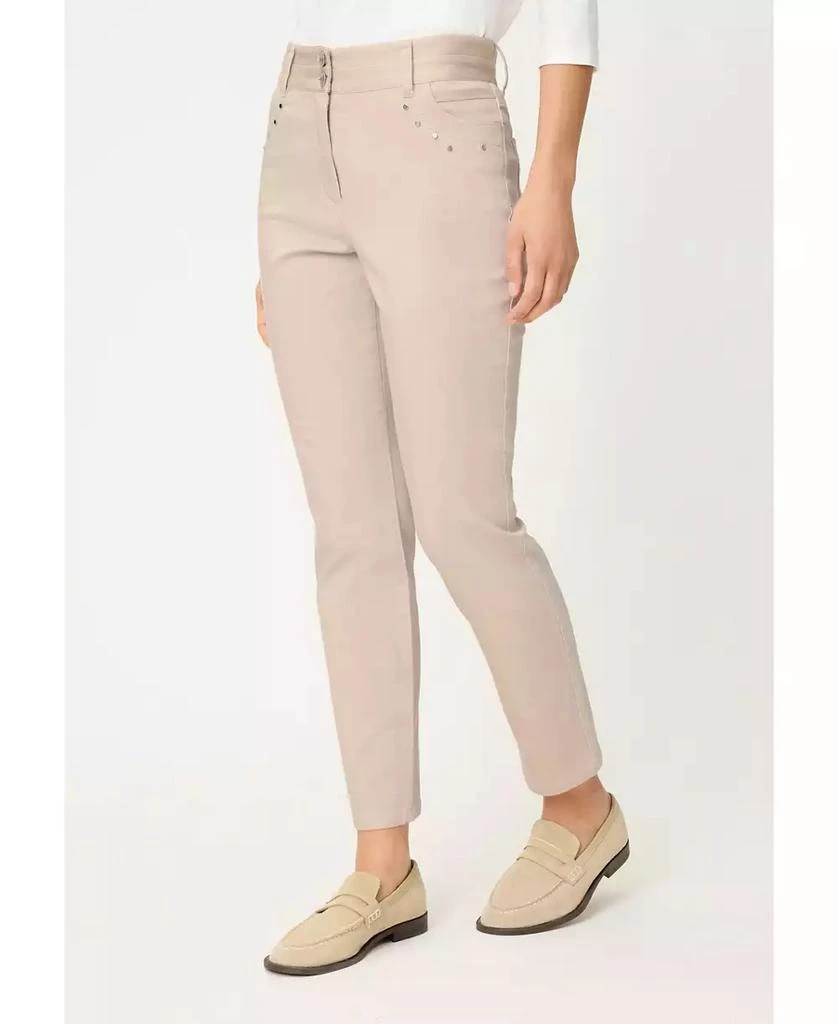 Olsen Women
s Stretch Cotton Cropped Pant