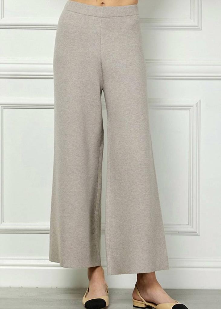 AMONGST OTHERS Amongst Others - Match Made Cropped Wide Sweater Pant