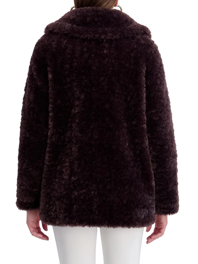 Kensie Double Breasted Faux-Fur Peacoat 2