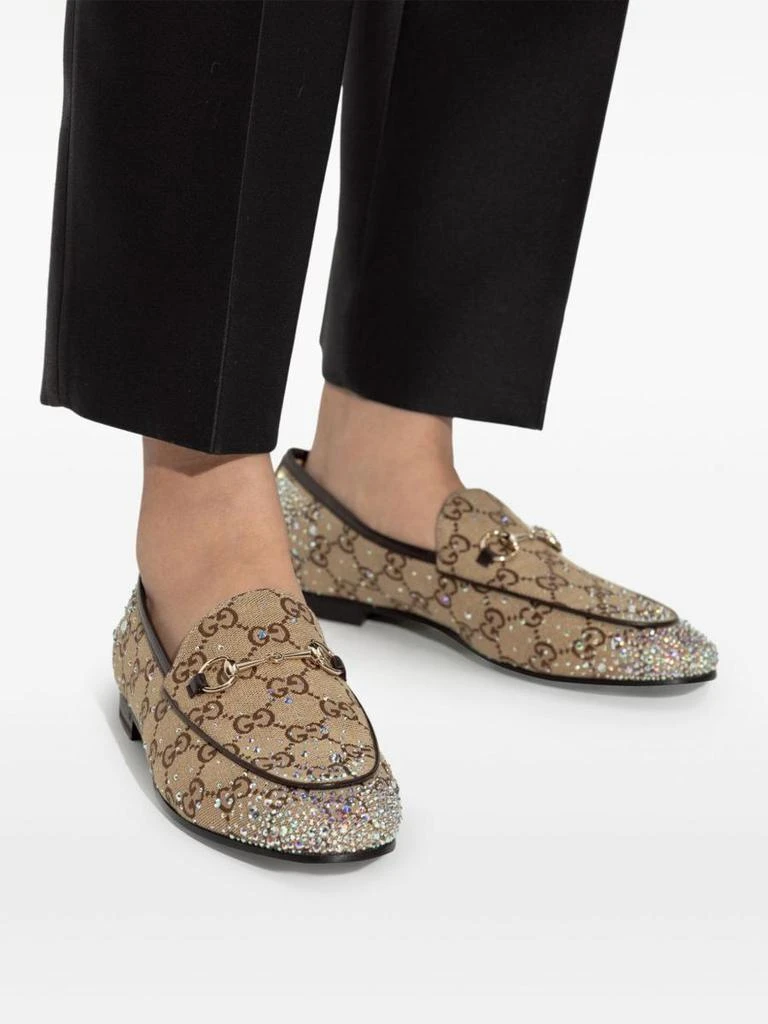 Gucci Gucci Jordaan Crystal Embellished Loafers 5