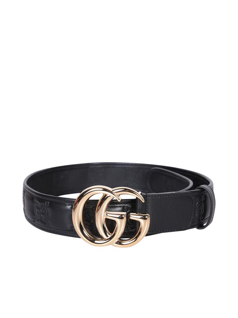 ベルト GUCCI GG Milano Rosso Ancora leather belt Gucci GG MILANO ROSSO ANCORA LEATHER BELT - Belts - Compare