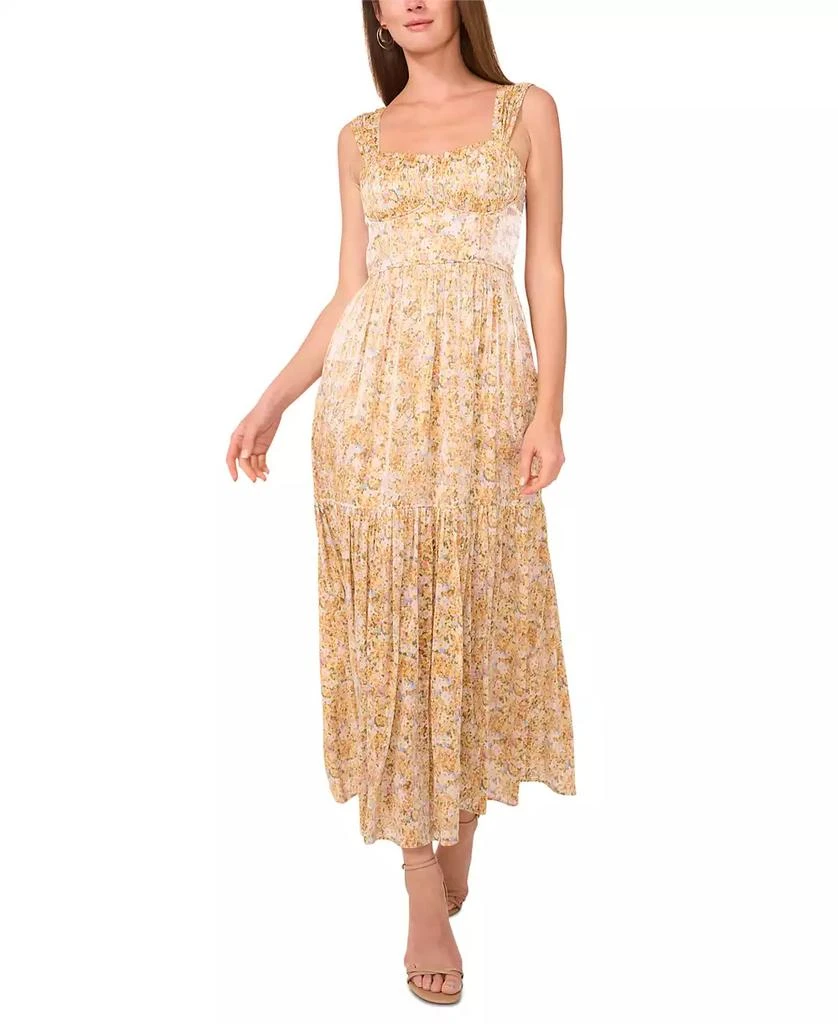 Parker Women's The Adrina Floral-Print Smocked-Back Dress 1