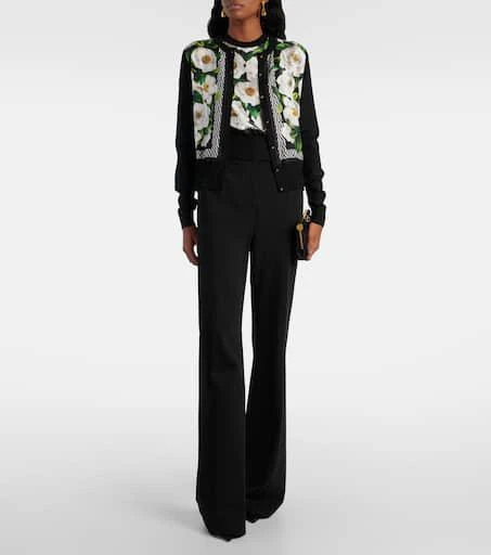 Dolce 
Gabbana Floral print silk top 2