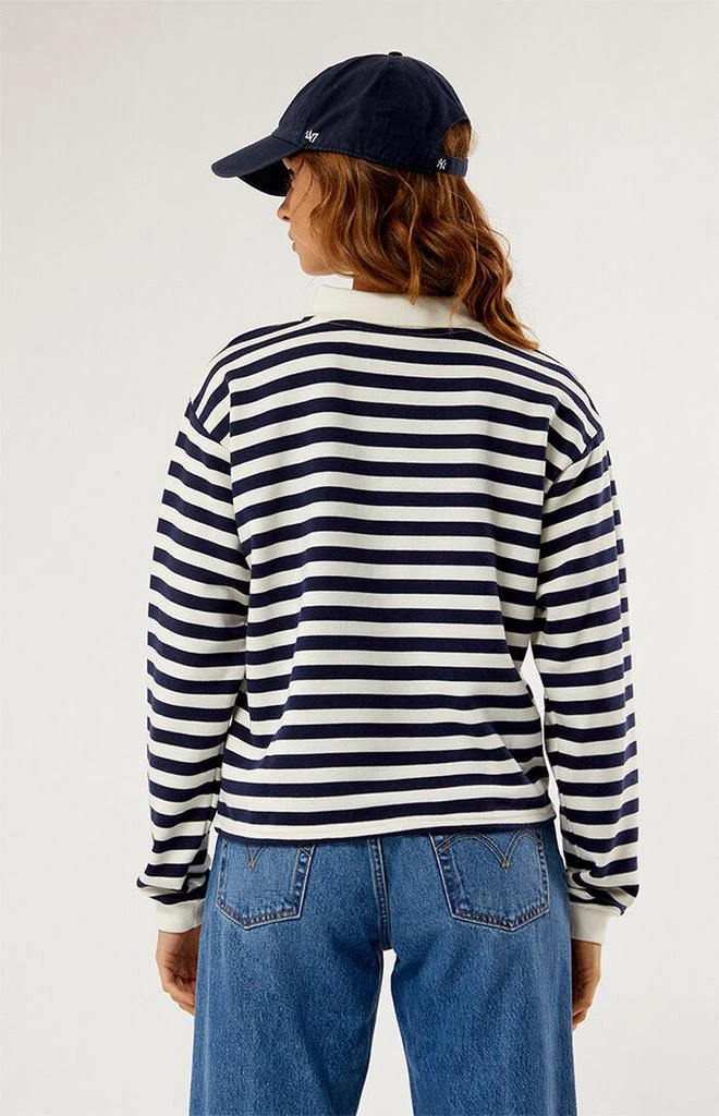 Daisy Street Knit Striped Rugby Shirt 4