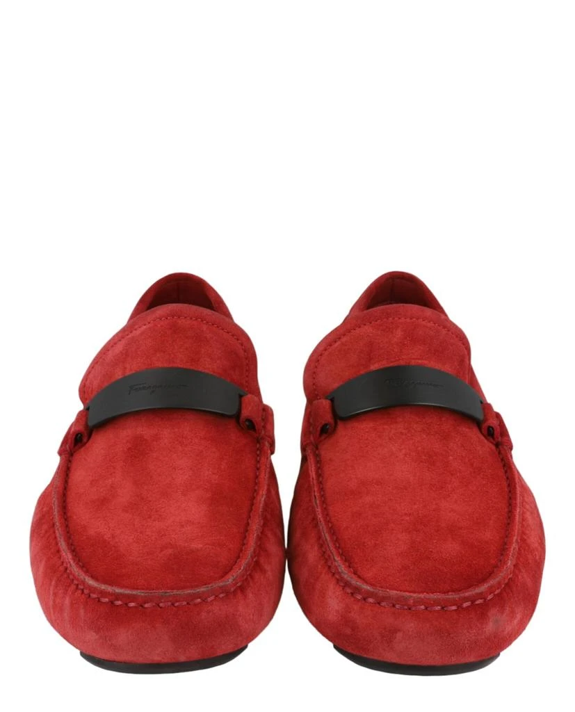 Salvatore Ferragamo Switch Suede Drivers 5